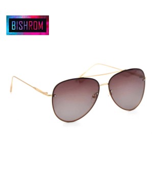 BISHROM Gold Sunglasses J567 UNISEX